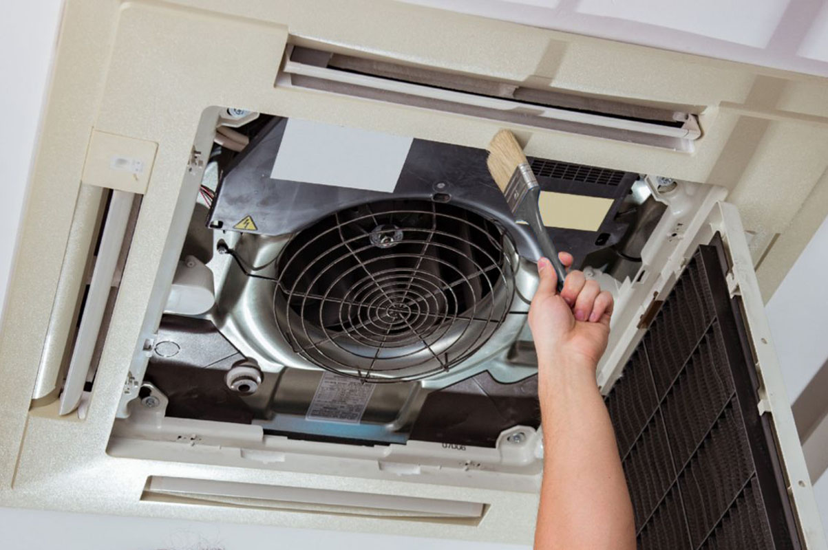 ceiling cassette air conditioner repair