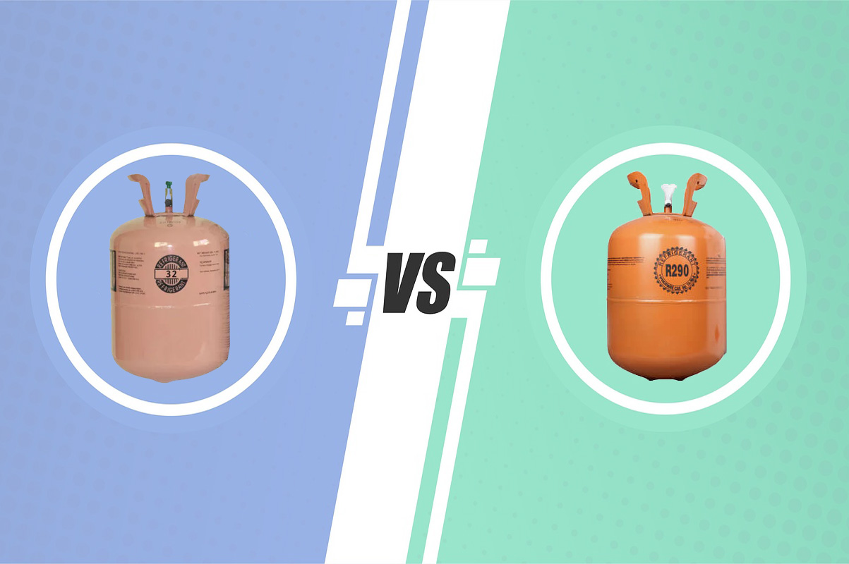 R32 vs R290: Comparación de refrigerantes en todos los aspectos