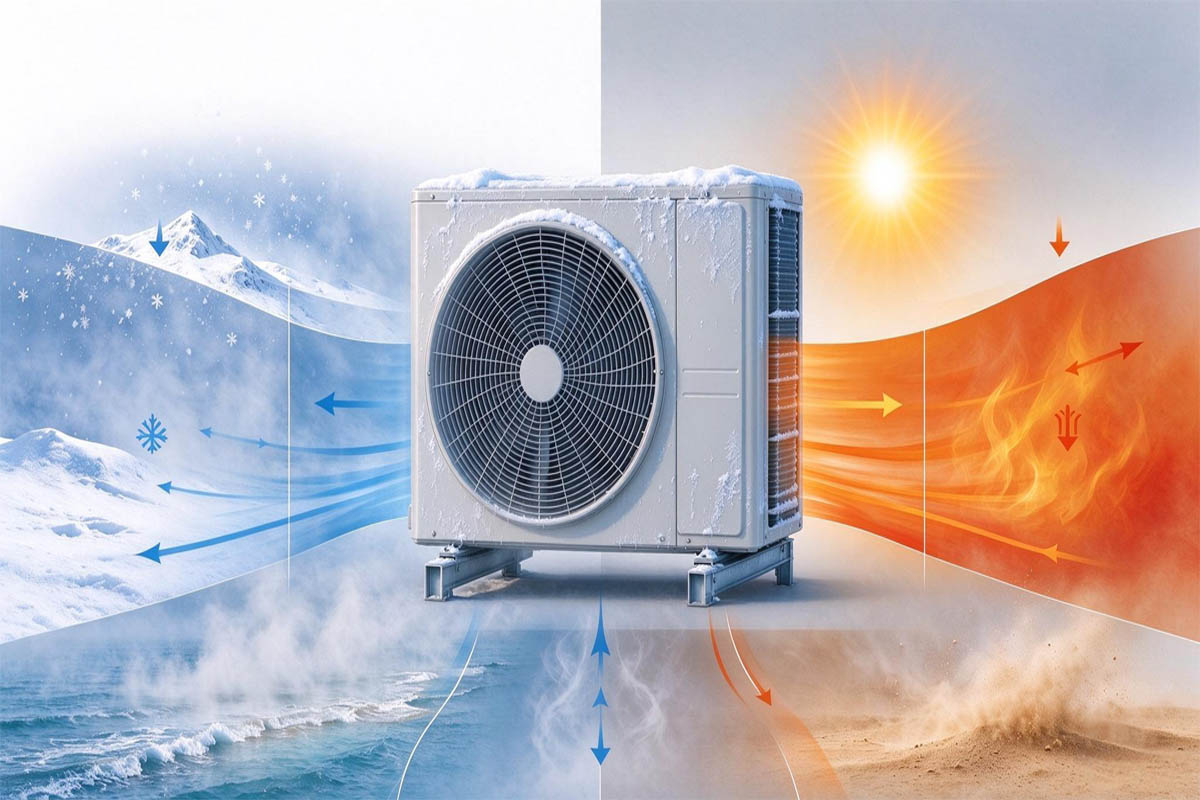 Cómo elegir la bomba de calor adecuada para diferentes climas: Guía del comprador